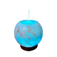 EssentialLitez Ultrasonic Himalayan Salt Bowl Essential Oil Diffuser ( Handmade )