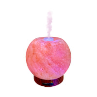 EssentialLitez Ultrasonic Himalayan Salt Bowl Essential Oil Diffuser ( Handmade )