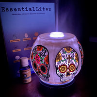 sugar skull diffuser gift for holiday present handmade