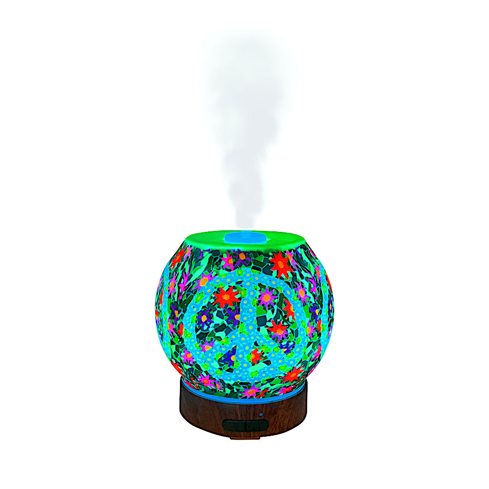 EssentialLitez Handcrafted Ultrasonic Essential Oil Diffusers (Peace Sign)