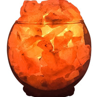 himalayan salt lamp bowl glass diffuser aromatherapy salt rocks crystals basket light seasalt dimmer cord gift for her mothers day