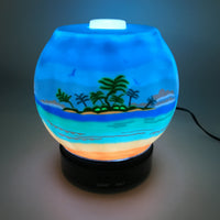 EssentialLitez Handcrafted Ultrasonic Essential Oil Diffusers (Tropical Beach) - himalayancrystallitez.com