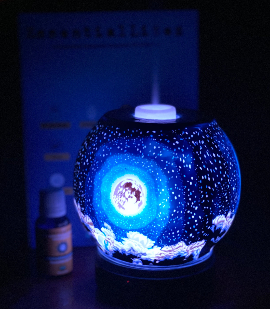 EssentialLitez Handcrafted Ultrasonic Essential Oil Diffusers (Moon)