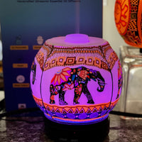 elephant essential oil diffuser gift handmade ultrasonic electric color changing auto shut off 