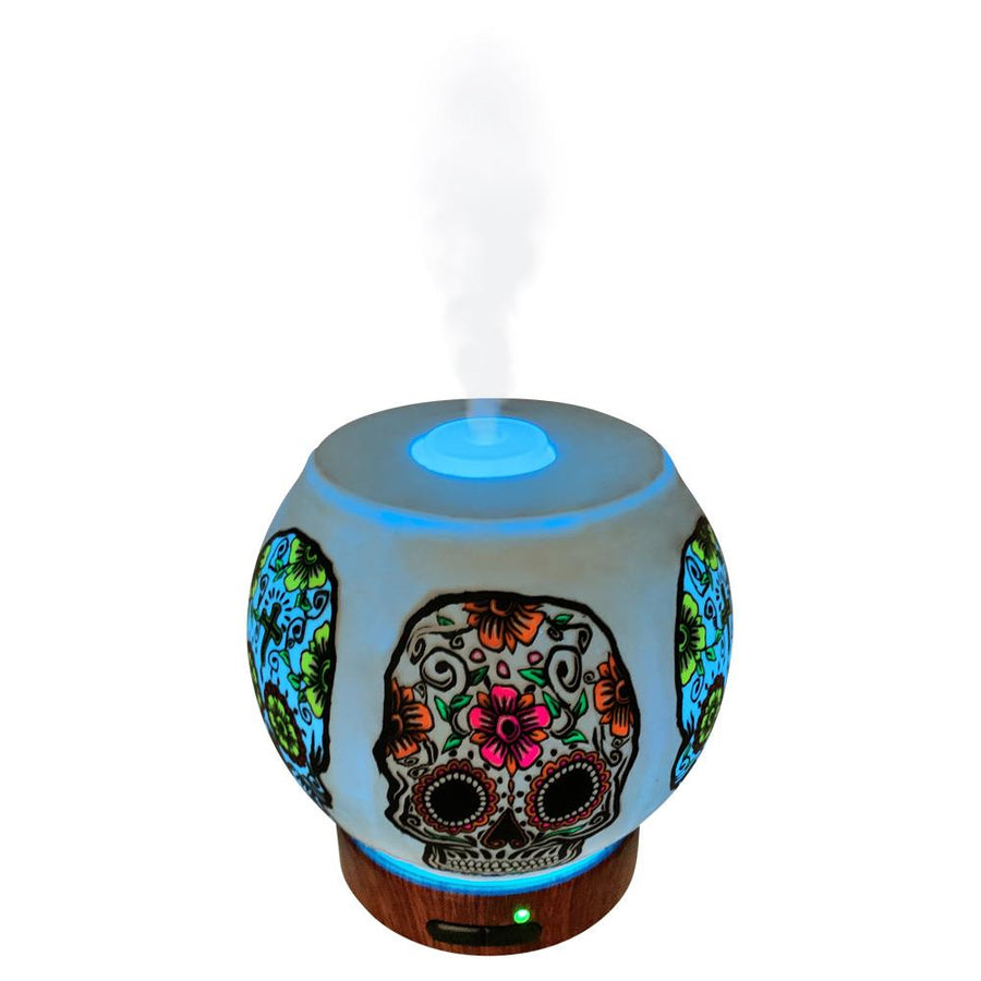 EssentialLitez Handcrafted Ultrasonic Essential Oil Diffusers (Sugar Skull)