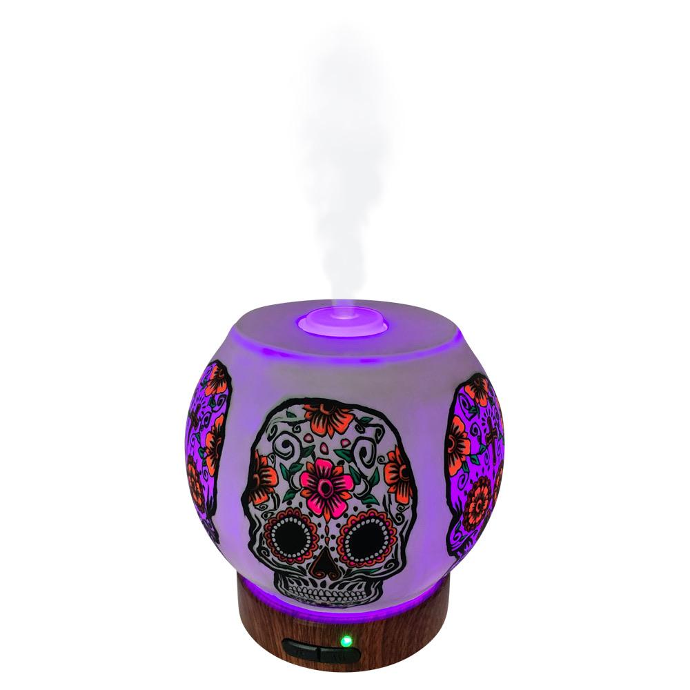 EssentialLitez Handcrafted Ultrasonic Essential Oil Diffusers (Sugar Skull)